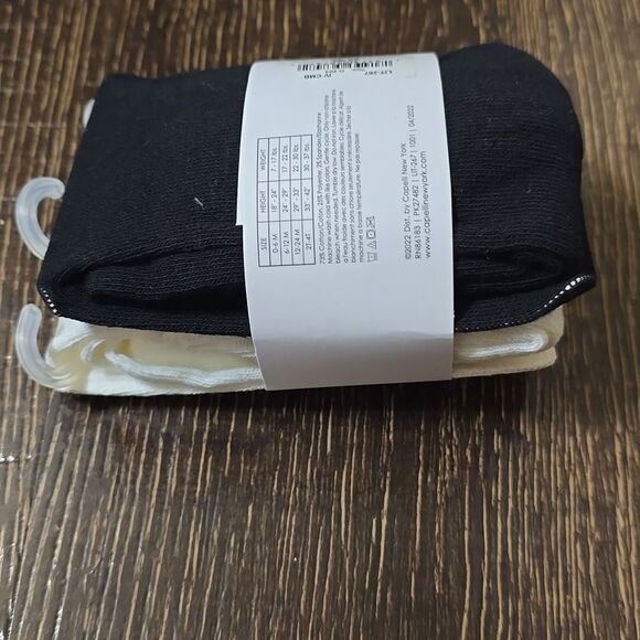 Capelli New York Sweater Tights 2-Pairs 0-6 Months - Picture 2 of 9